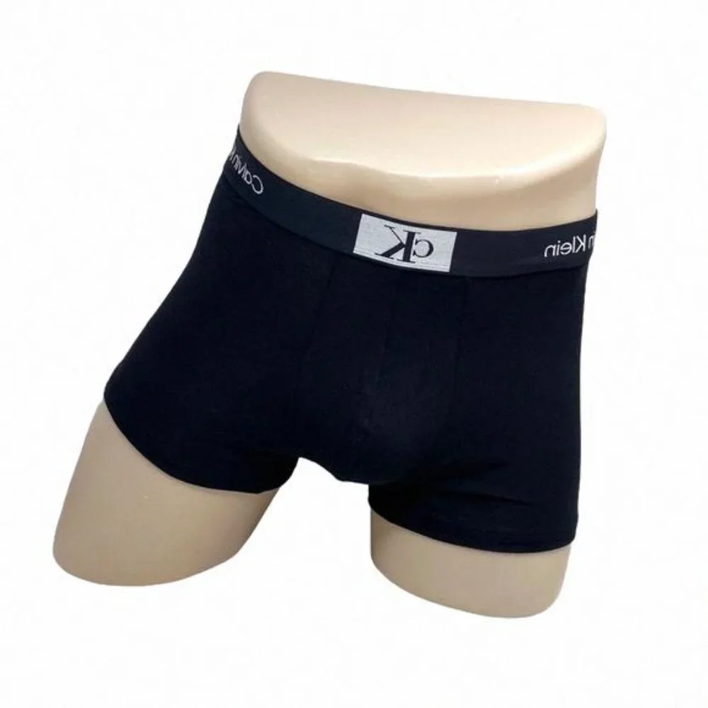 Calvin Klein 3 Pack Trunk Underwear Cotton Stretch NB3528001 Size Men's Black
